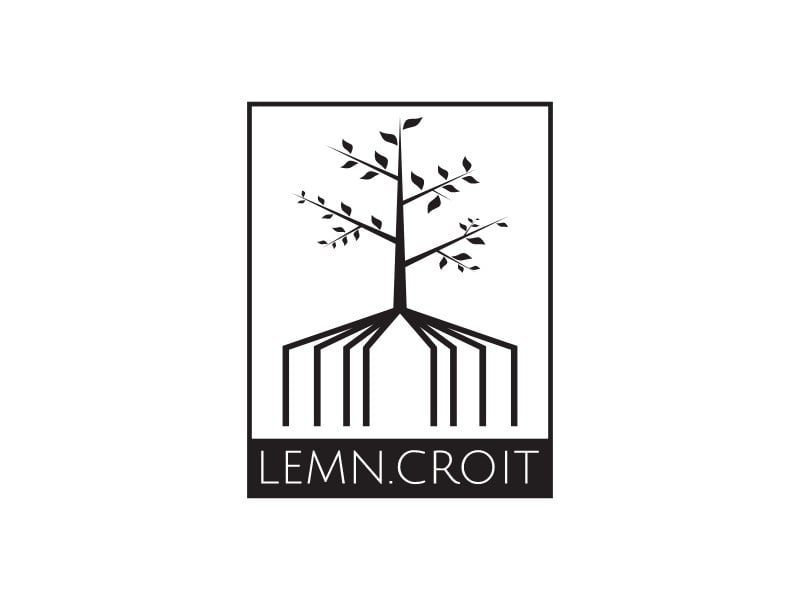 lemn.croit logo design