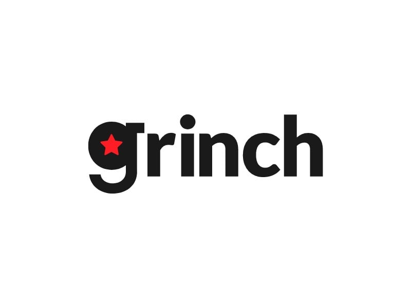 grinch logo design