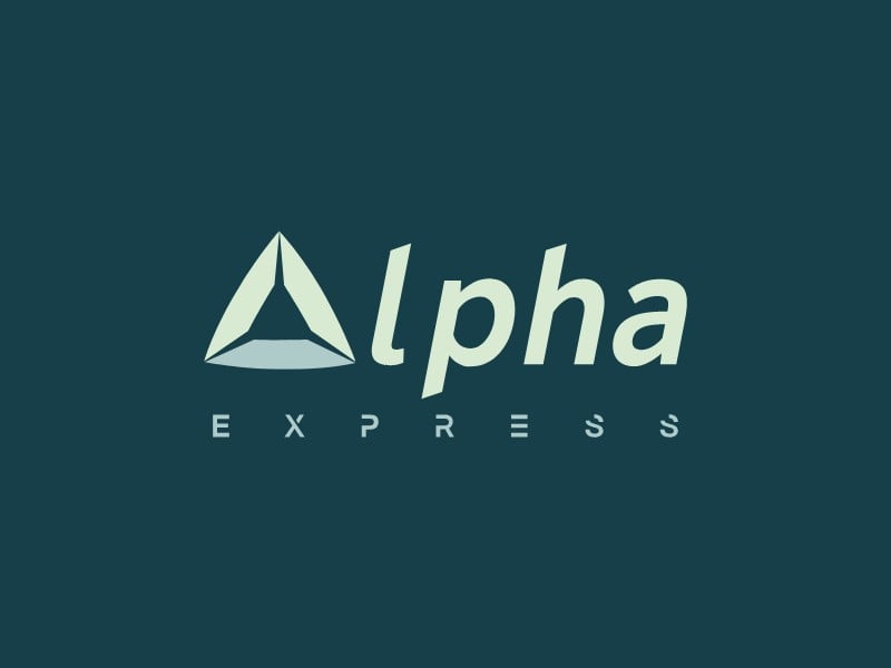 Alpha logo design