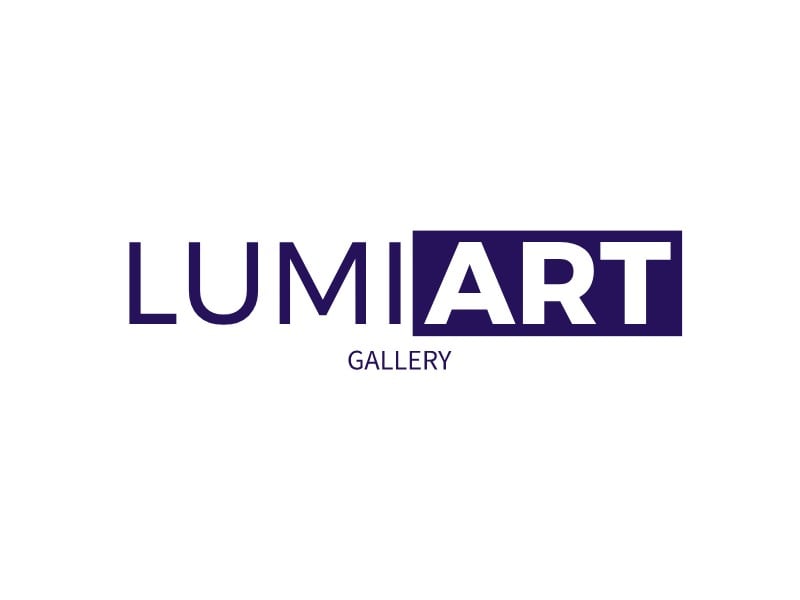 LumiArt logo design